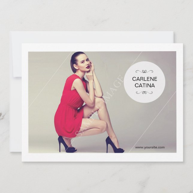 Modeling Comp Card (Front)