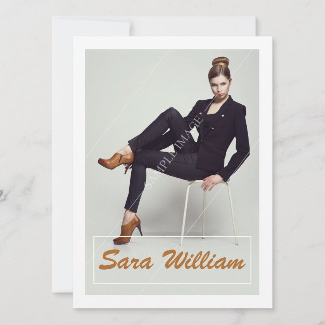 Modeling Comp Card (Front)