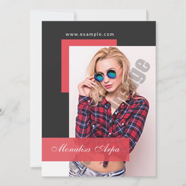 Modeling Comp Card (Front)