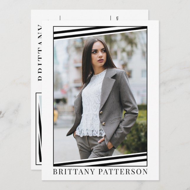 Modeling Comp Card | 2 Photo 2 Sided 5.5x7.5 (Front/Back)