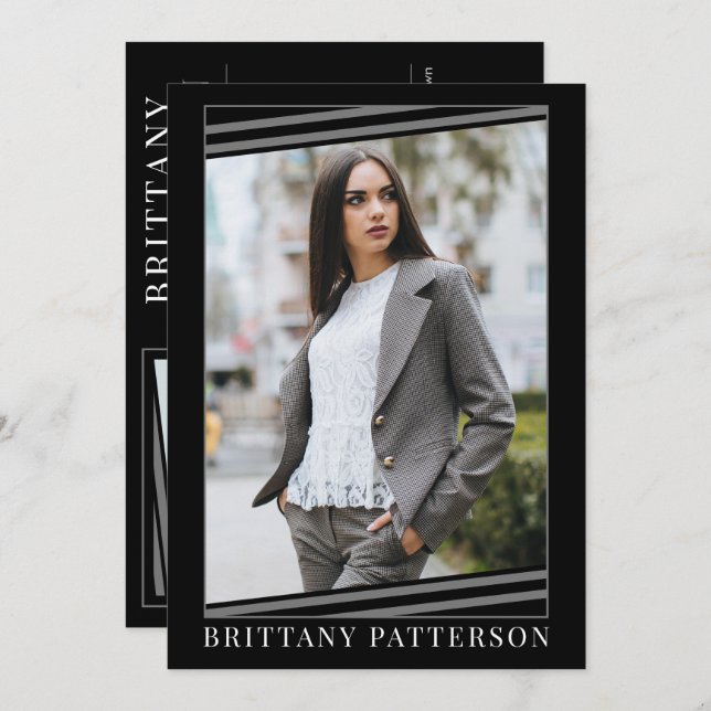 Modeling Comp Card | 2 Photo 2 Sided 5x7 (Front/Back)