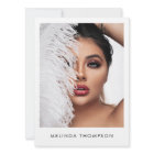 Modeling Comp Card 5 Photo QR Code