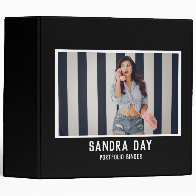 Modeling Portfolio Binder (Front/Spine)