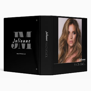 Modeling Portfolio Binder   Custom Photo and Logo