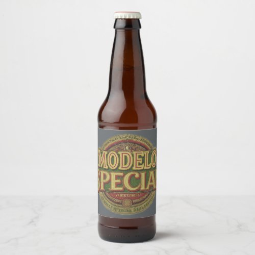 Modelo Especia Beer Bottle Label