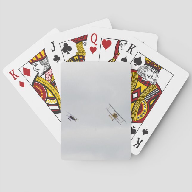 Models Of German WW1 Fighters Poker Cards (Back)
