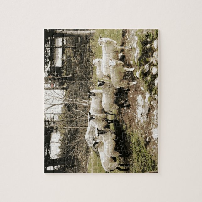 Models On The Farm Jigsaw Puzzle (Vertical)