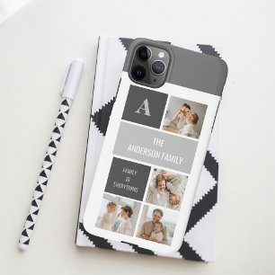 Moden 3Collage Photo & Grey Best Family Gift iPhone 11Pro Max Case