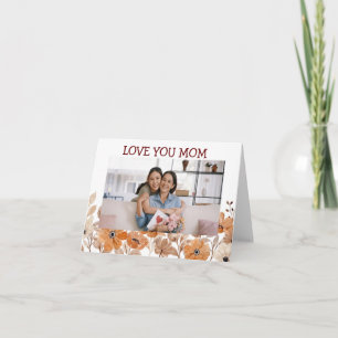 Moden Floral Happy Mother's Day Card