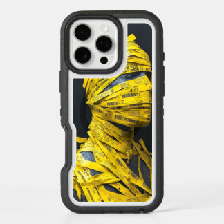 Moden Mummy with Yellow tape MagSafe Iphone case