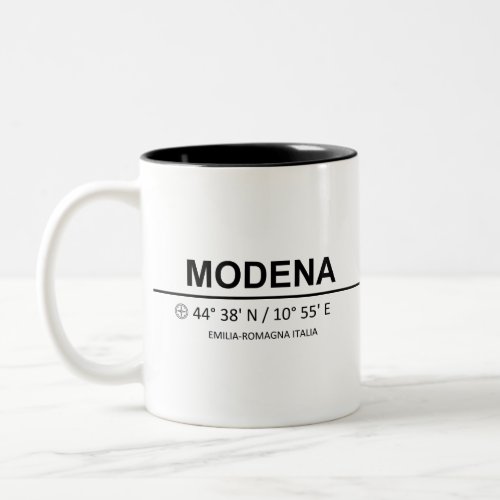 Modena Coordinaten _ Modena Coordinates Two_Tone Coffee Mug