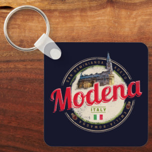 Modena Emilia-Romagna Balsamic Italy Souvenir Keychain