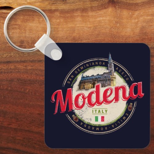 Modena Emilia_Romagna Balsamic Italy Souvenir Keychain