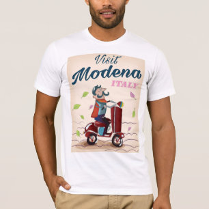 Modena Italy Scooter travel poster T-Shirt