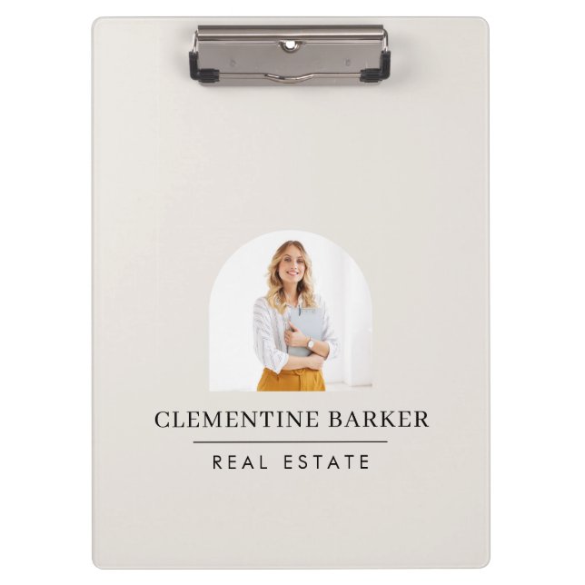 Moder arch photo Business Branding Clipboard (Front)