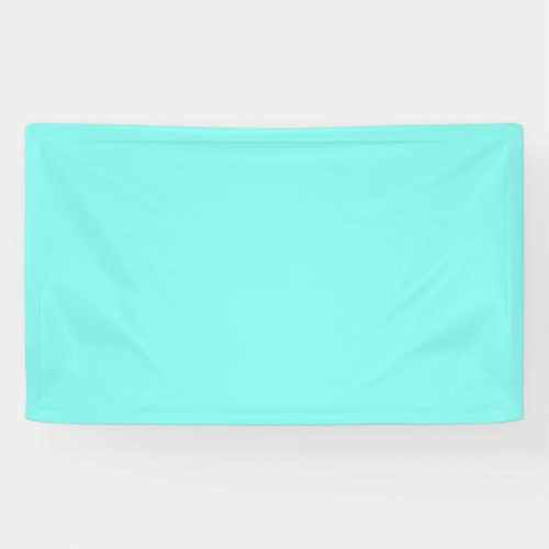 moder chic minimalist monogram turquoise aqua blue banner