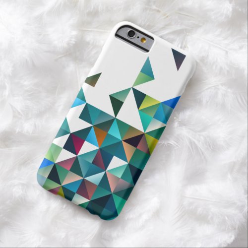 Moder Colorful Geometric Shapes Triangles Pattern Barely There iPhone 6 Case