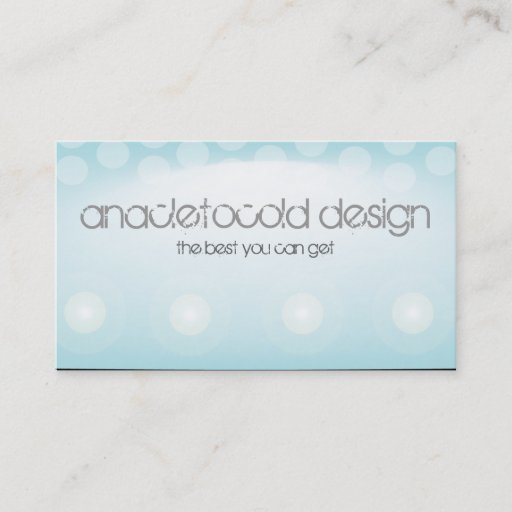 Customizable moder lights tech circles bussiness card business card template