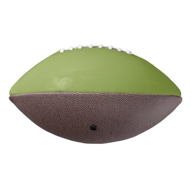 Moderate Lime Green Solid Color Football (Rotated 270)