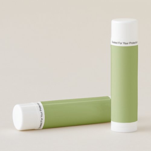 Moderate Lime Green Solid Color Lip Balm