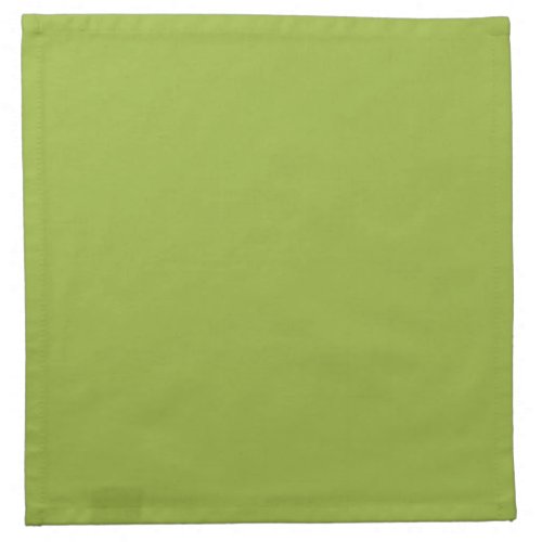  Moderate lime green solid color yellow_ green Cloth Napkin