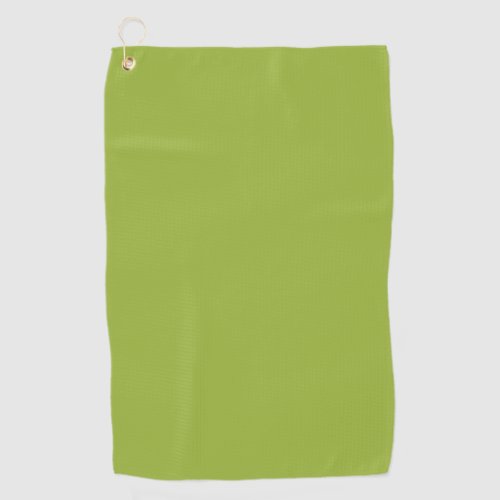  Moderate lime green solid color yellow_ green Golf Towel