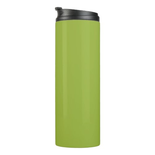  Moderate lime green solid color yellow_ green Thermal Tumbler