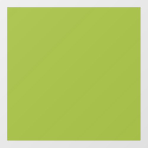  Moderate lime green solid color yellow_ green Window Cling