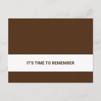 Moderate White Flat Band Postcard