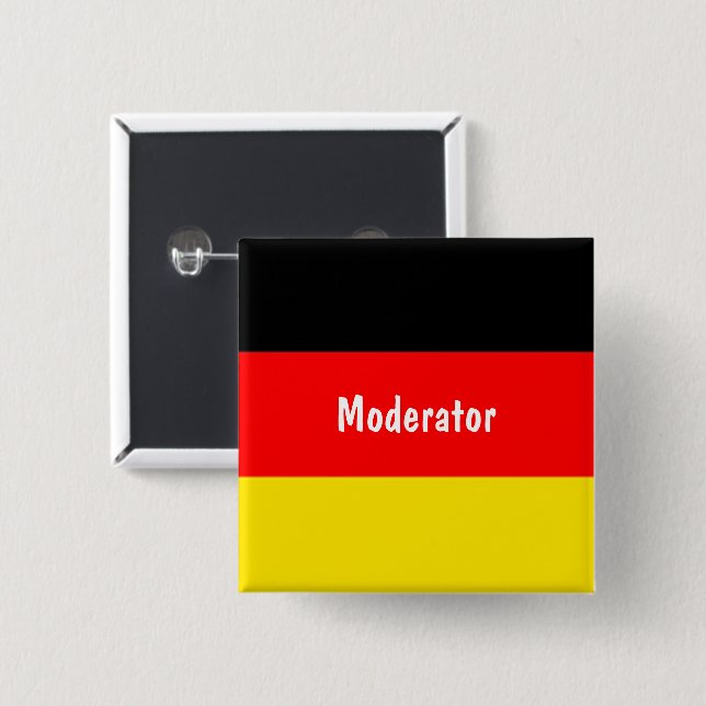 Moderator Button (Front & Back)