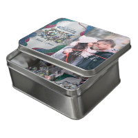 Modern 10th Tin Wedding Anniversary Photo keepsake