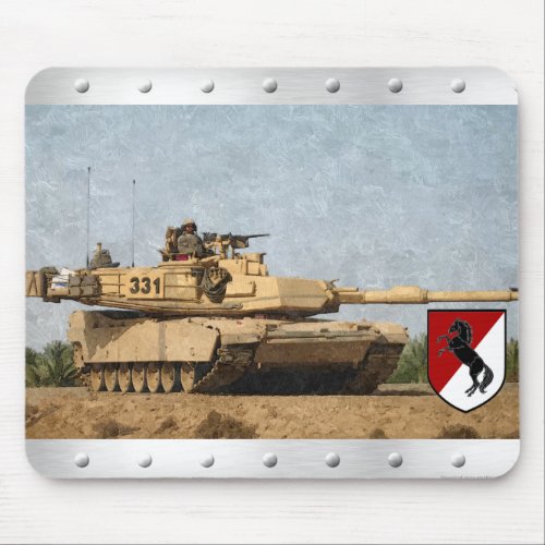 Modern 11th ACR M1 Abrams Tank Mouse Pad