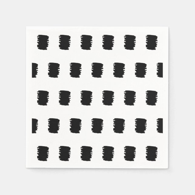 Modern 16th birthday party Napkins pattern  (Front)