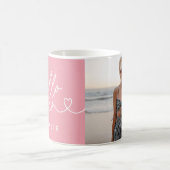 Modern 16th birthday simple stylish elegant script coffee mug (Center)