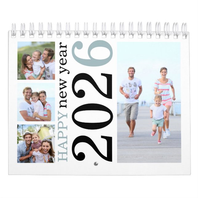 Modern 17 Photos Bold Typography 2027 Calendar (Cover)