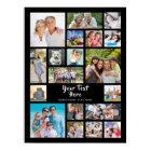 Modern 19 Photo Collage Custom Color Personalized