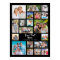 Modern 19 Photo Collage Custom Color Personalized
