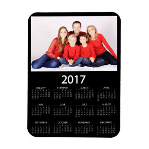 Modern 2018 Photo Calendar Magnet