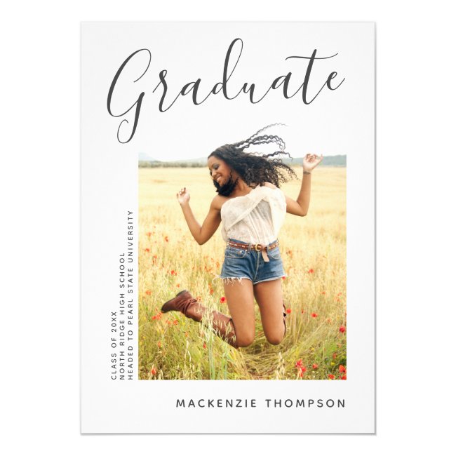 Modern 2020 Graduation Party Invitation