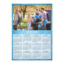 Modern 2021 Magnet Calendar Photo Family Modern 2021 Magnet Calendar Photo Family