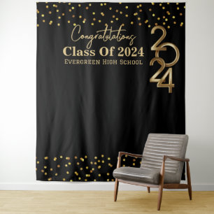 Modern 2024 Graduation Photo Booth Backdrop