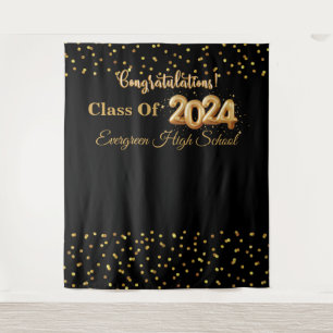 Modern 2024 Graduation Photo Booth Backdrop
