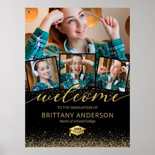 Modern 2024 Graduation Photo Welcome Poster