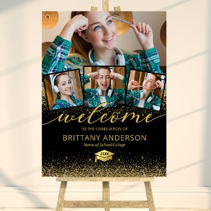 Modern 2025 Graduation Photo Welcome Foam Board