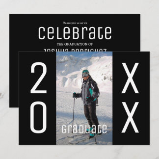 Modern 2026 Graduate Photo Graduation Party Invitation