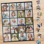 Modern 20 Photo Collage Personalized 520 piece Jigsaw Puzzle<br><div class="desc">Unlock the joy of shared memories with our Cherished Memories 20-Photo Collage Jigsaw Puzzle. This delightful puzzle is perfect for celebrating the special moments with family, friends, pets, and grandparents. Whether it's a collection of your favorite snapshots from a family vacation, a series of heartwarming pet photos, or timeless images...</div>