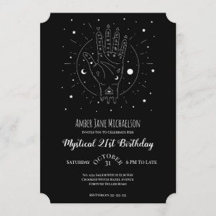 modern minimal diagonal stylish typography invite printable 18th 30th 40th 50th 60th pink BY343 DIGITAL 21st Birthday Party Invitation