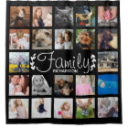 Modern 22 Family Photo Collage & Name