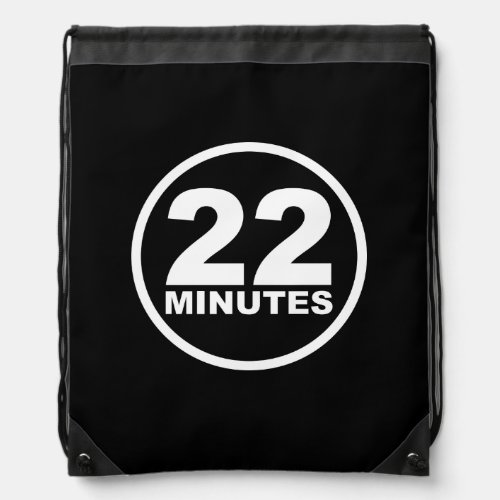 Modern _ 22 Minutes Drawstring Bag