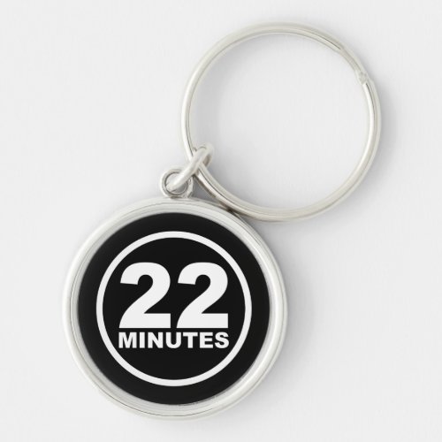 Modern _ 22 Minutes Keychain